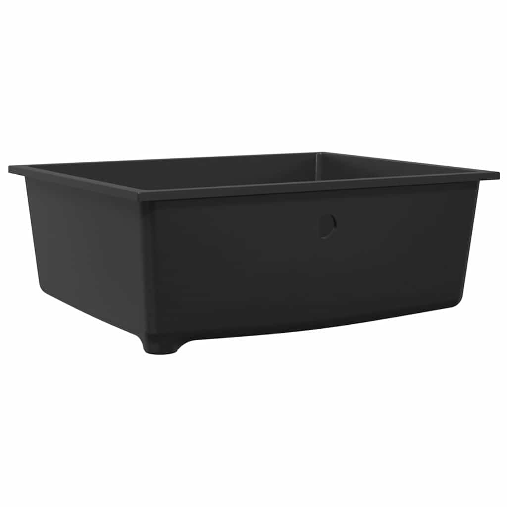 Kuhinjski umivaonik Crna 54 x 44 x 20 cm Granit