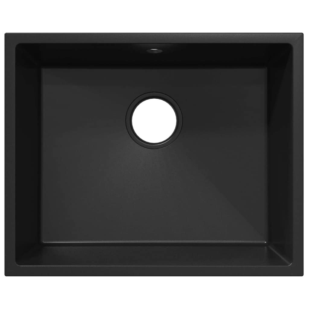 Kuhinjski umivaonik Crna 54 x 44 x 20 cm Granit