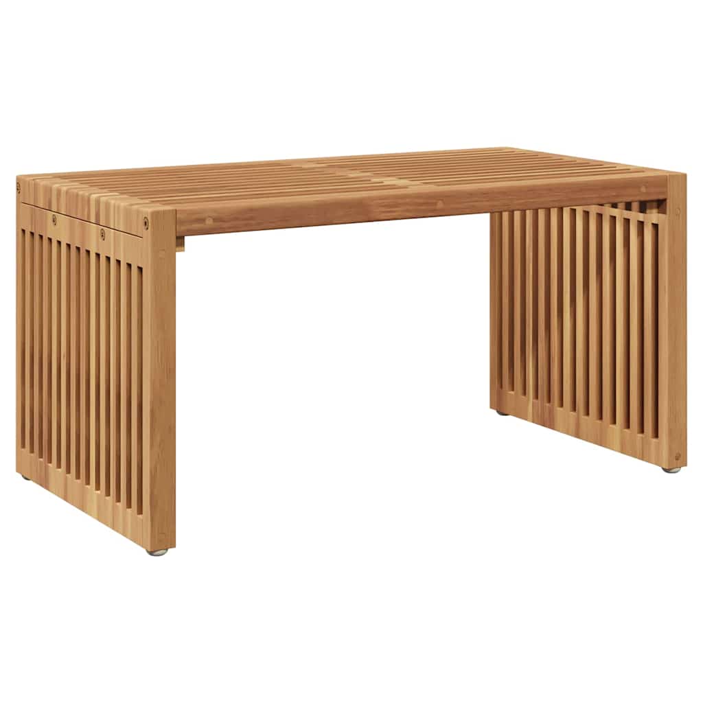Vrtni bočni stol Smeđa 70 x 37,5 x 35,5 cm Čvrsto teak drvo