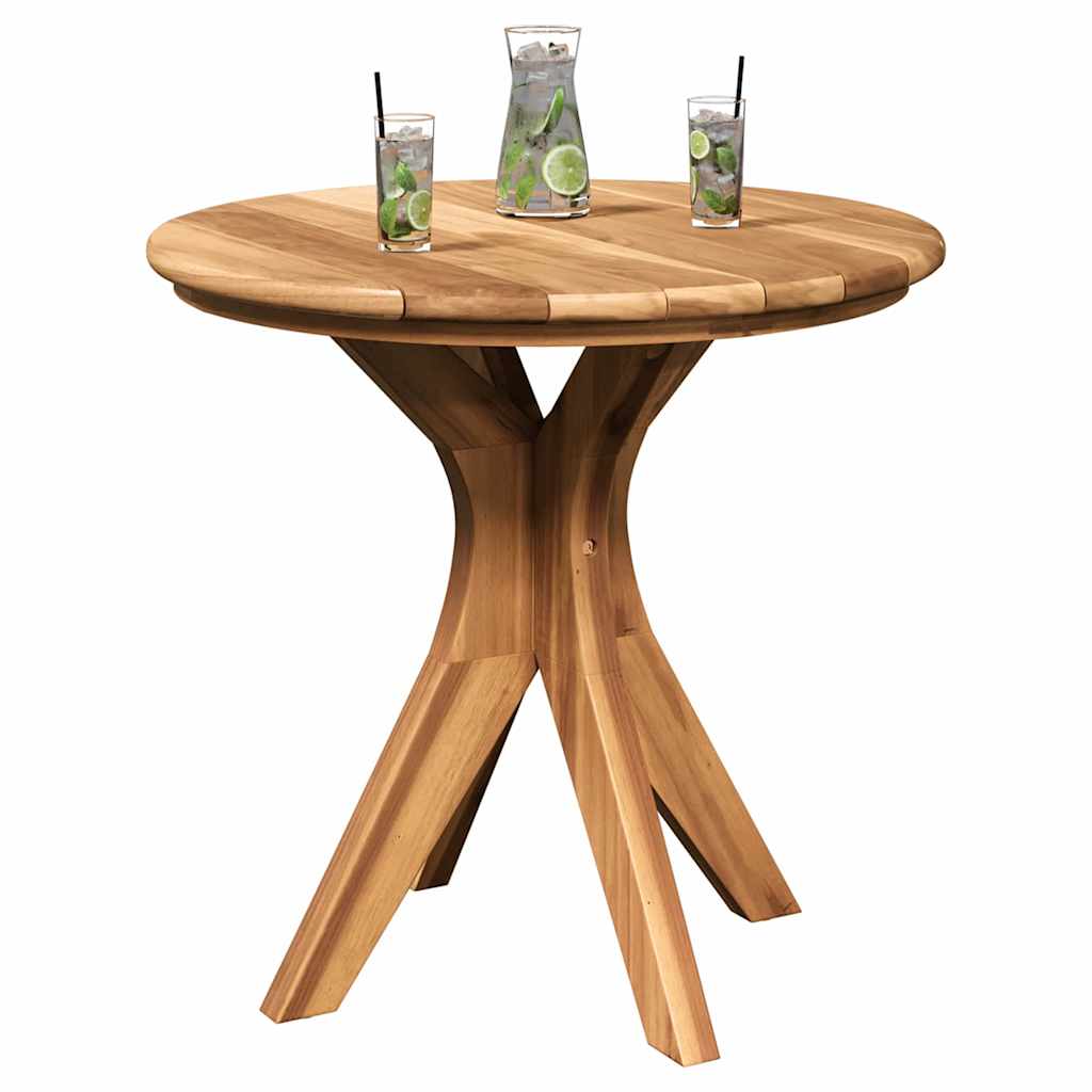 Bocni stol Smeđa 55 x 55 x 51 cm Čvrsto teak drvo