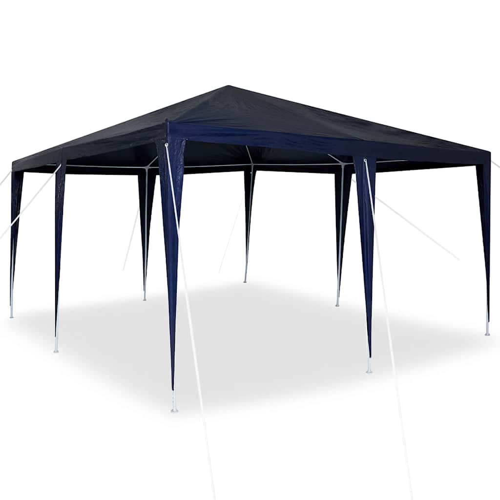 Šator za zabave Plava 400 x 400 x 266 cm Polietilen i čelik