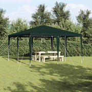 Šator za zabave Zelena 400 x 400 x 266 cm Polietilen i čelik