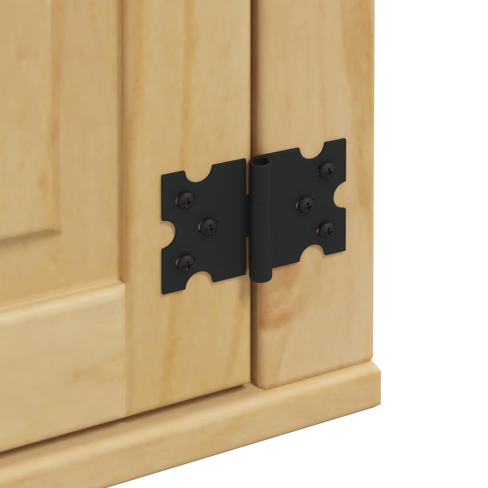 Cabinet SKI Medeno Smeđa 60 x 32 x 60 cm Čvrsto borovo drvo
