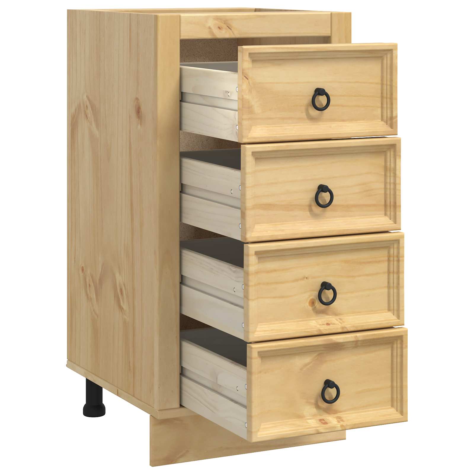Cabinet SKI Medeno Smeđa 40 x 46 x 81 cm Čvrsto borovo drvo