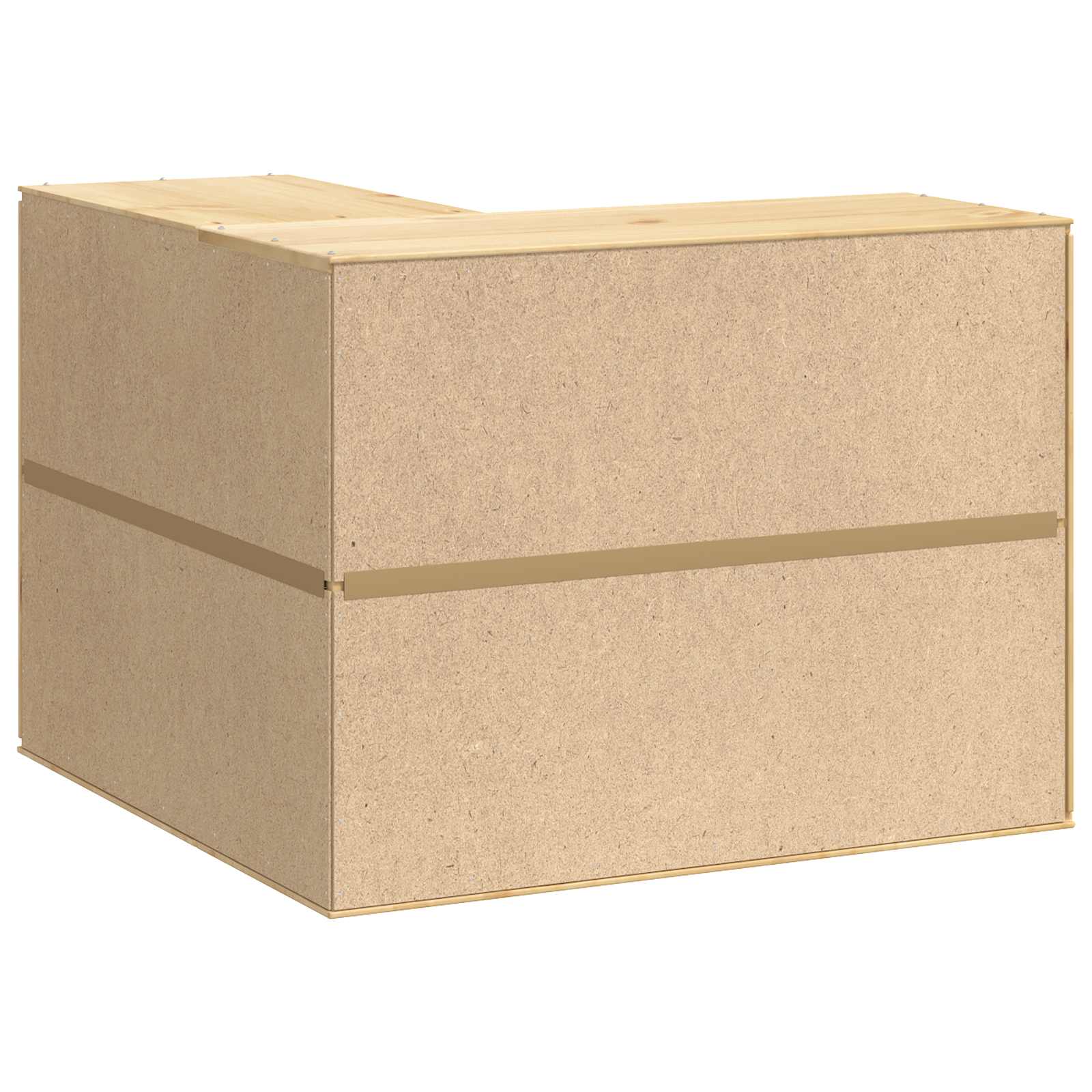 Cabinet SKI Medeno Smeđa 80 x 80 x 60 cm Čvrsto borovo drvo