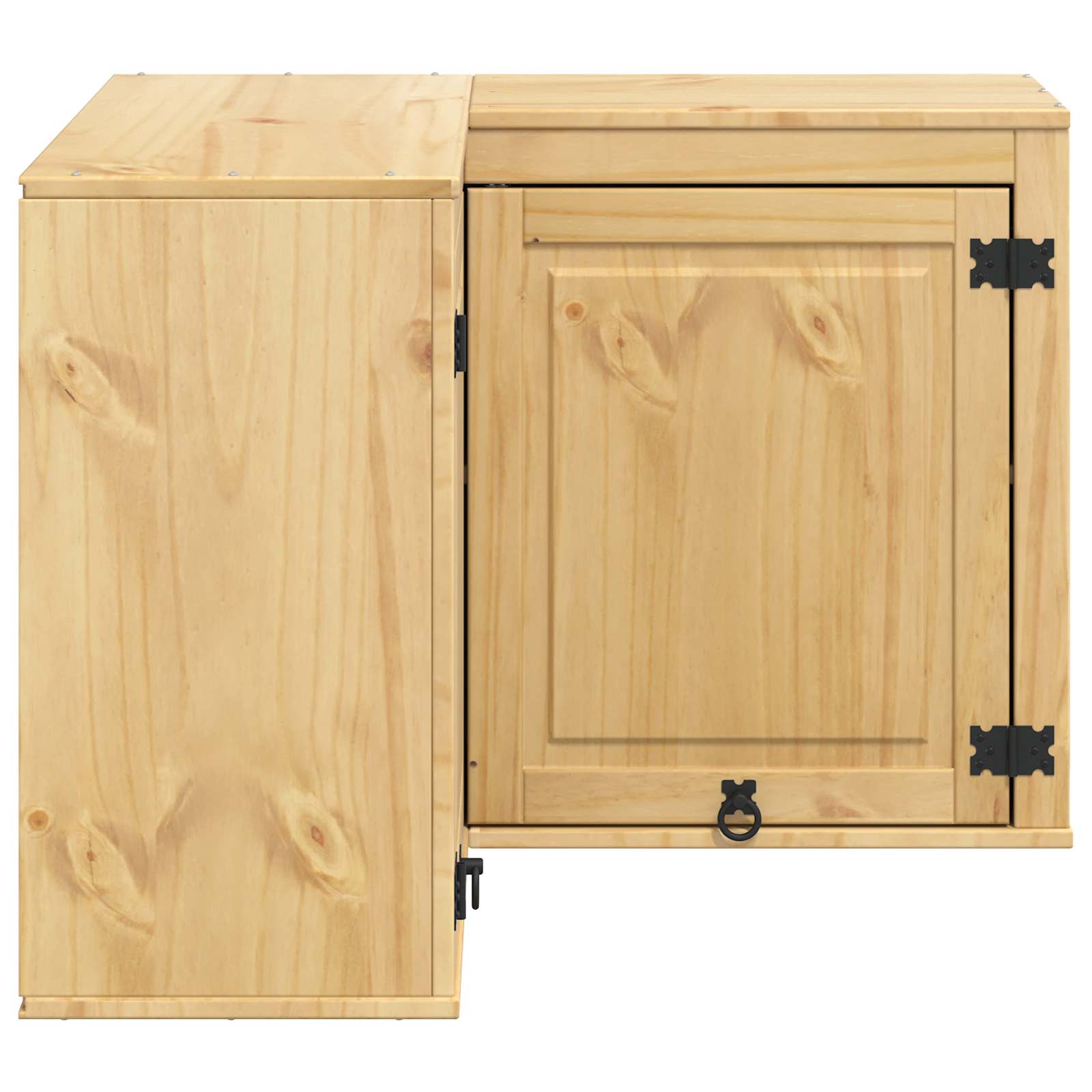 Cabinet SKI Medeno Smeđa 80 x 80 x 60 cm Čvrsto borovo drvo