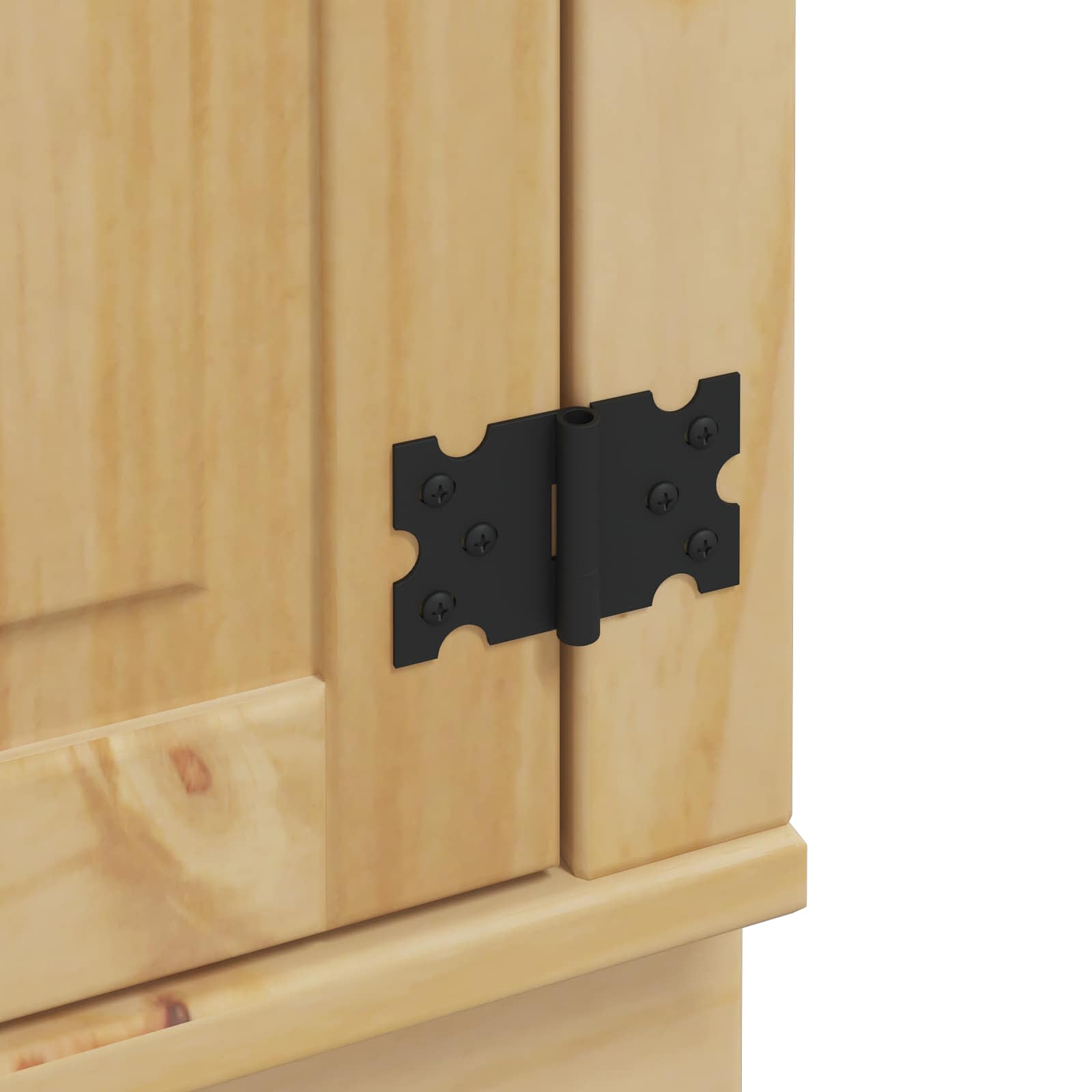 Cabinet SKI Medeno Smeđa 66 x 58 x 207 cm Čvrsto borovo drvo