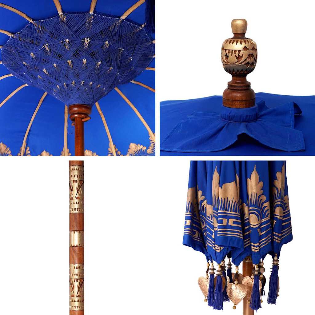 Balineški Parasol Plava 215 x 215 x 260 cm