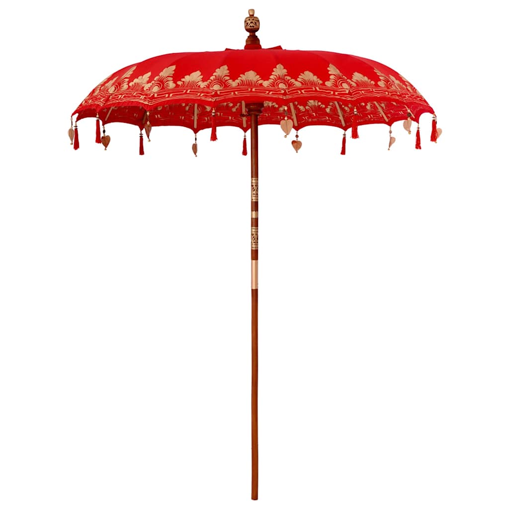 Balineški Parasol Crvena 185 x 185 x 260 cm