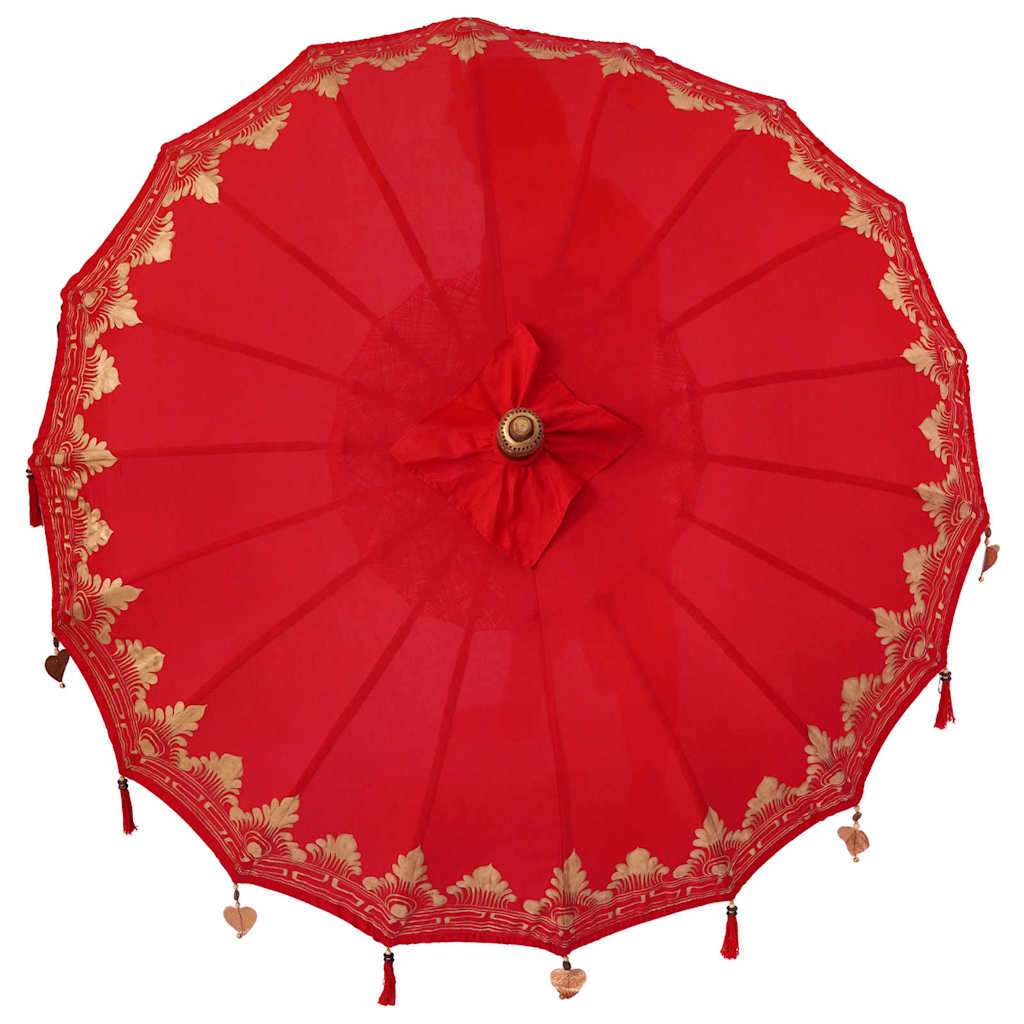 Balineški Parasol Crvena 185 x 185 x 260 cm