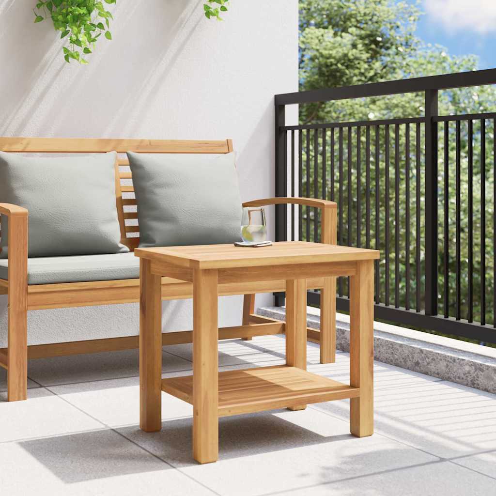 Kava Stol s pohranom Smeđa 50 x 35 x 45 cm Čvrsto teak drvo
