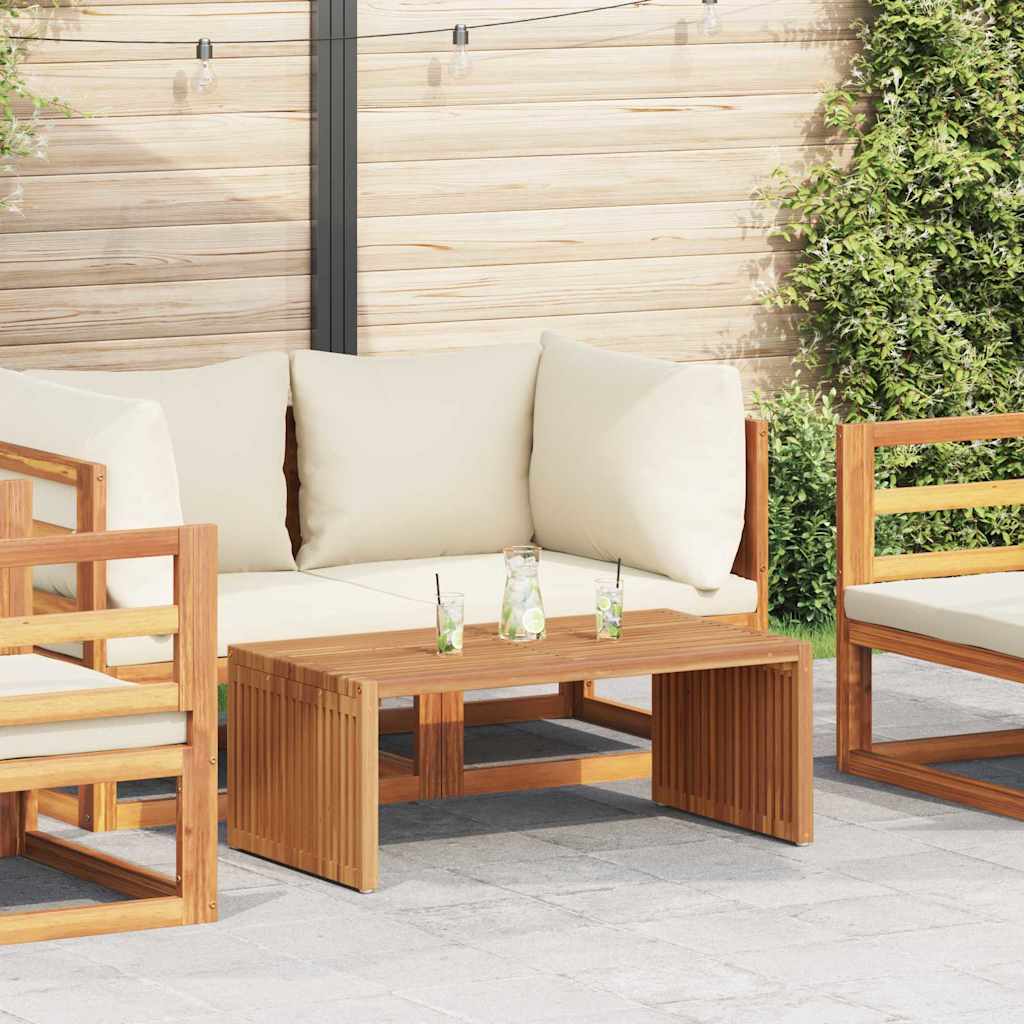 Vrtni bočni stol Smeđa 90 x 50 x 36 cm Čvrsto teak drvo