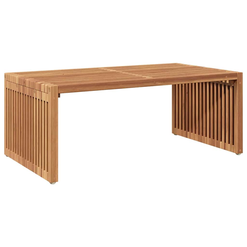 Vrtni bočni stol Smeđa 90 x 50 x 36 cm Čvrsto teak drvo