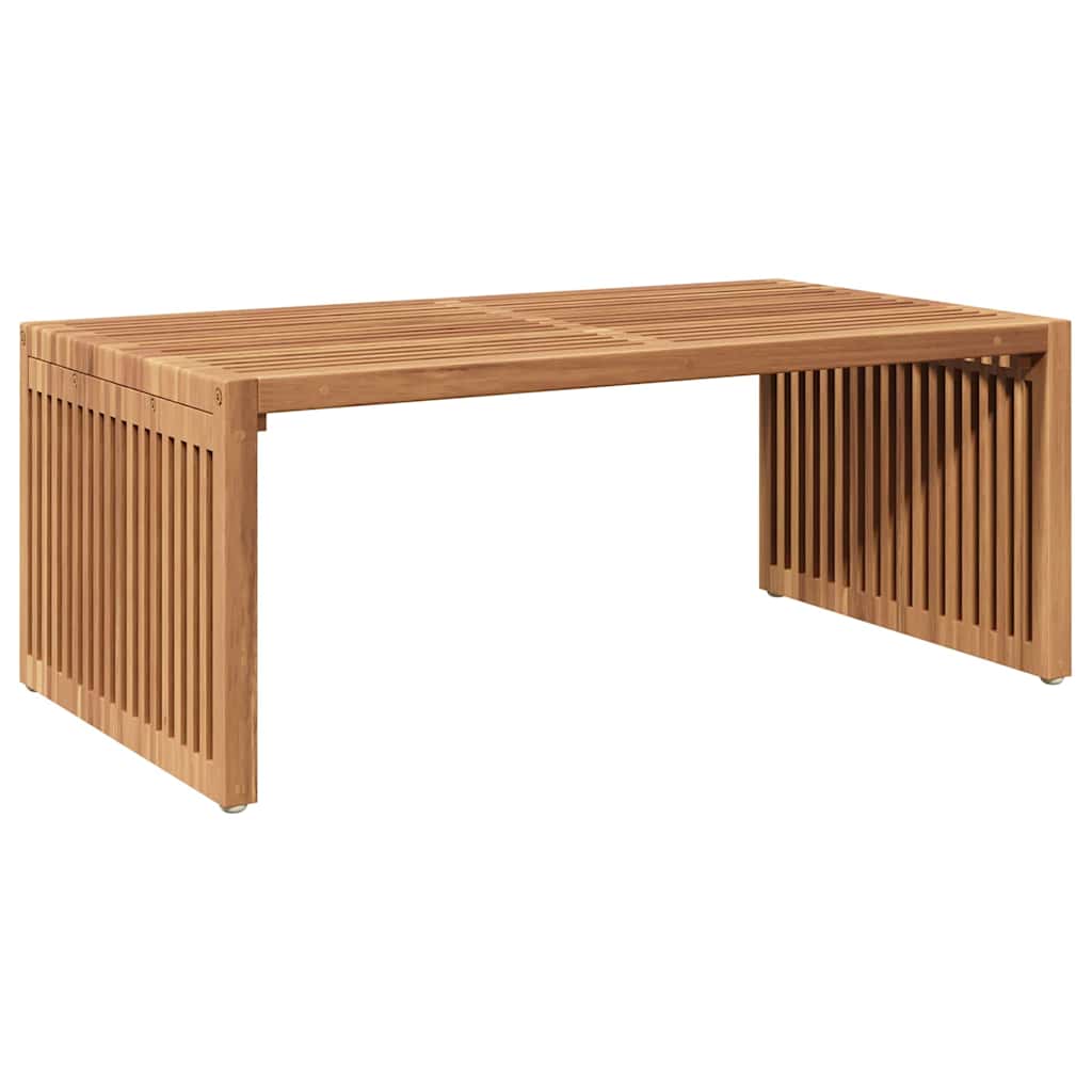 Vrtni bočni stol Smeđa 90 x 50 x 36 cm Čvrsto teak drvo