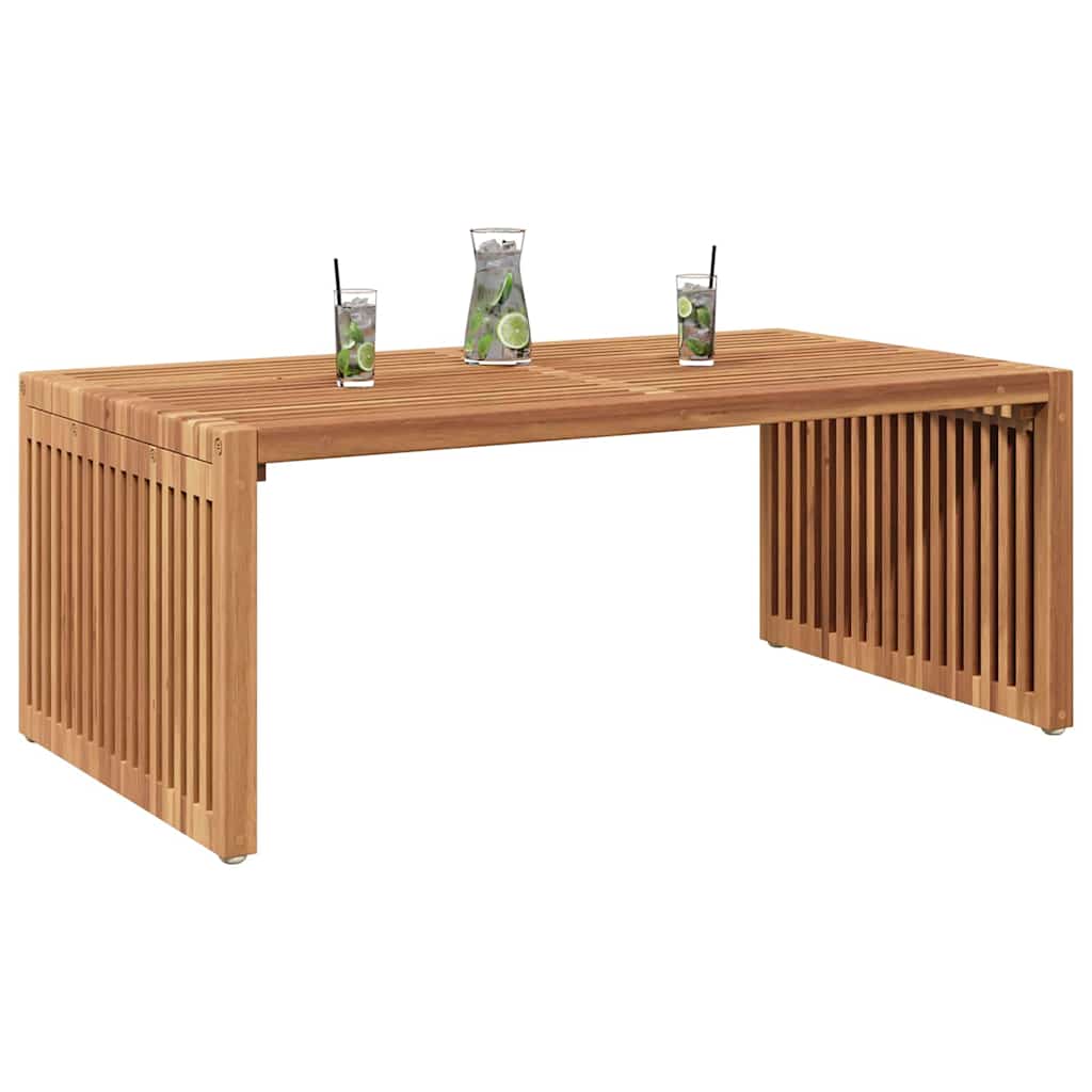Vrtni bočni stol Smeđa 90 x 50 x 36 cm Čvrsto teak drvo