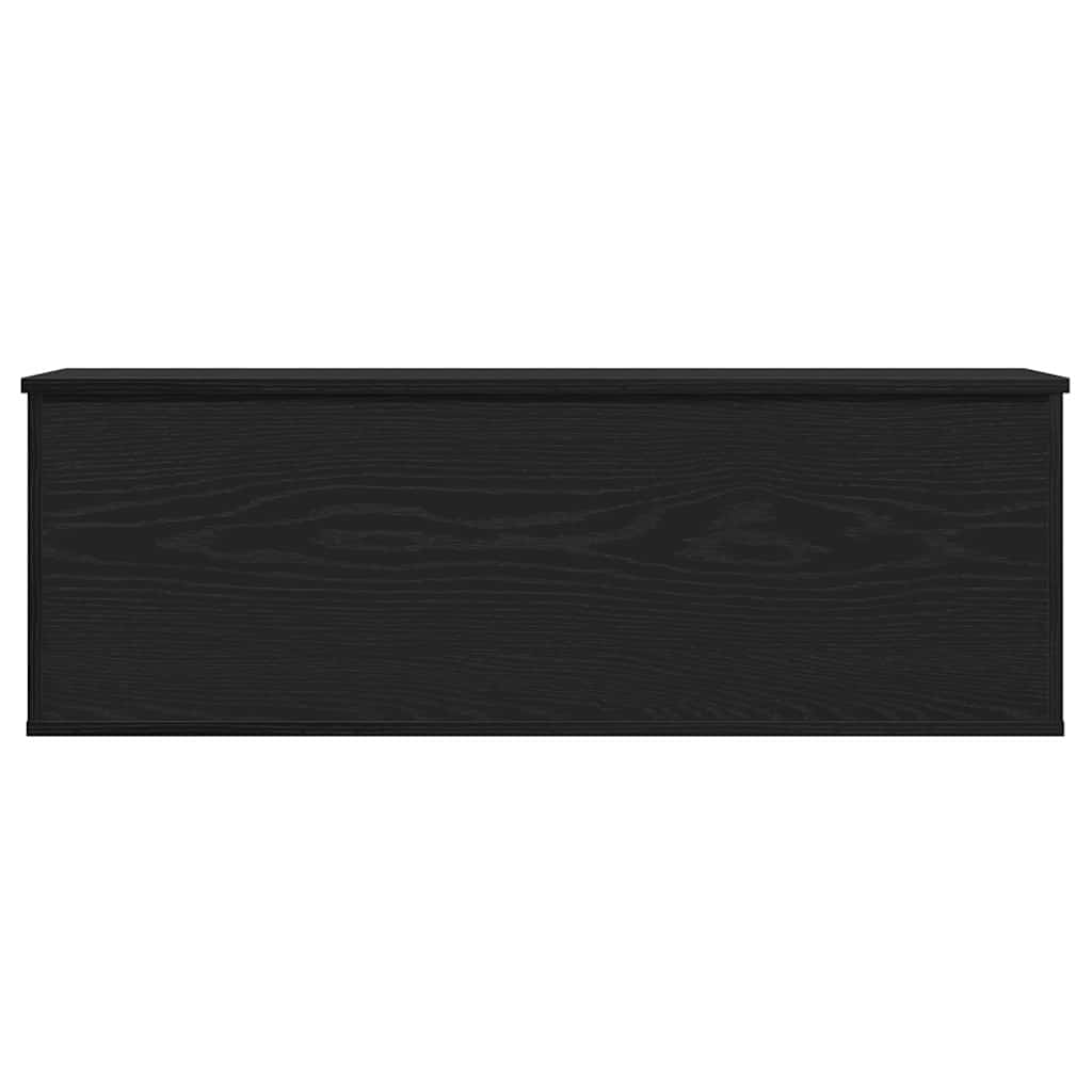 Kutija za spremanje s pohranom Crni hrast 102 x 35 x 35 cm