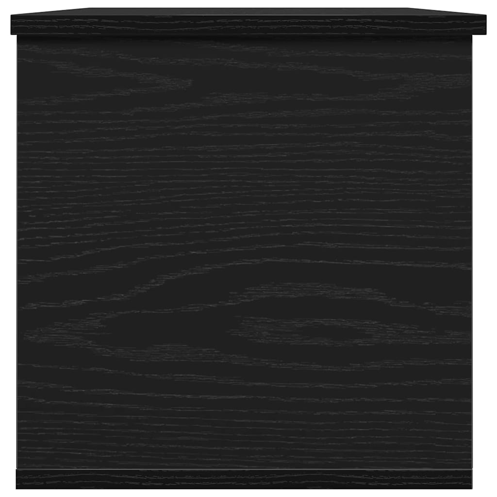 Kutija za spremanje s pohranom Crni hrast 102 x 35 x 35 cm