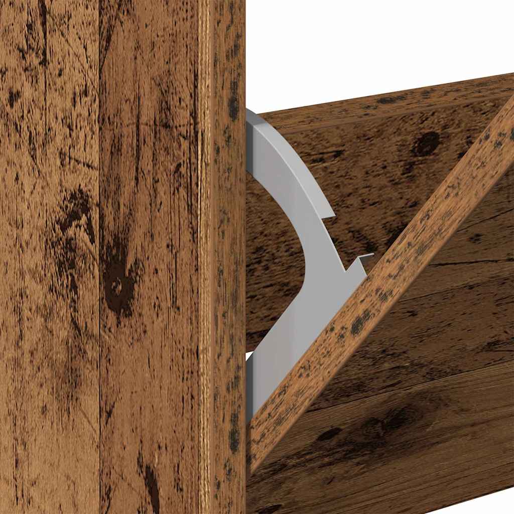 Ormar za cipele Staro drvo 60 x 21 x 57 cm Konstruirano drvo