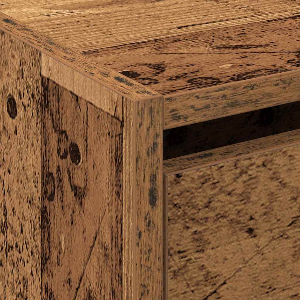 Ormar za cipele Staro drvo 80 x 21 x 125,5 cm Konstruirano drvo