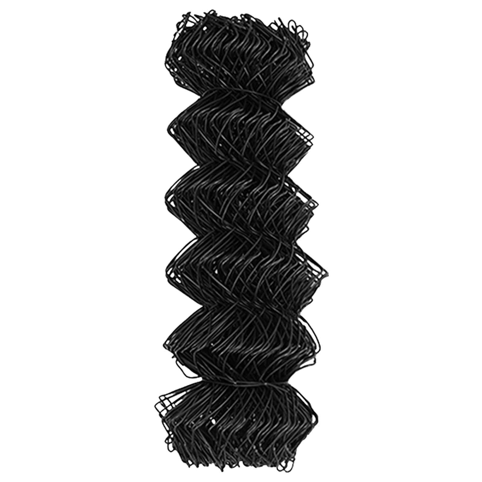Ograda od lančane veze 10 x 0,6 m Čelik Siva