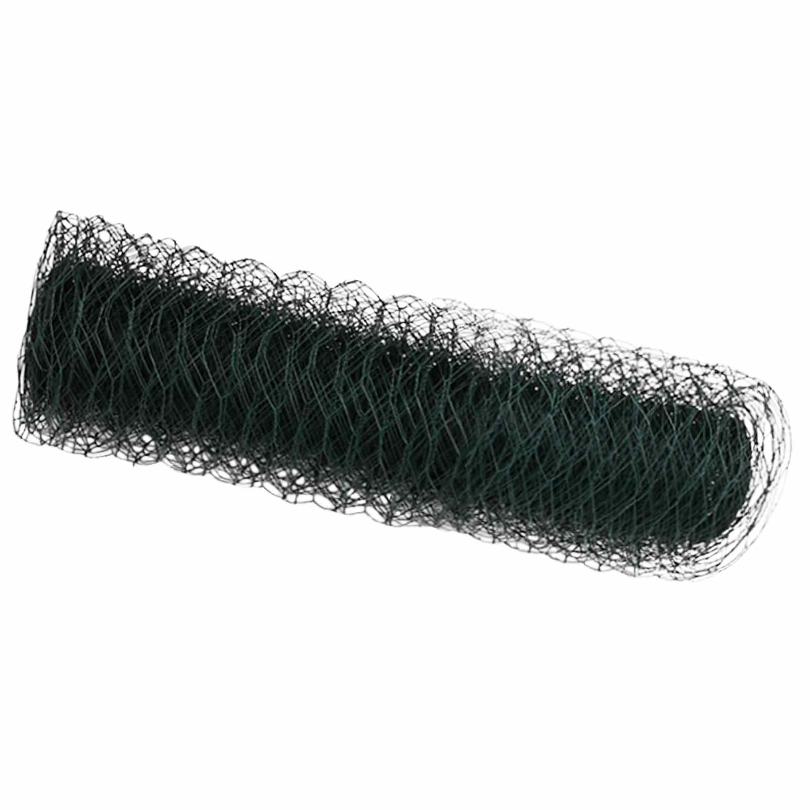 Heksagonalna ograda 0,5 x 10 m PVC Zelena