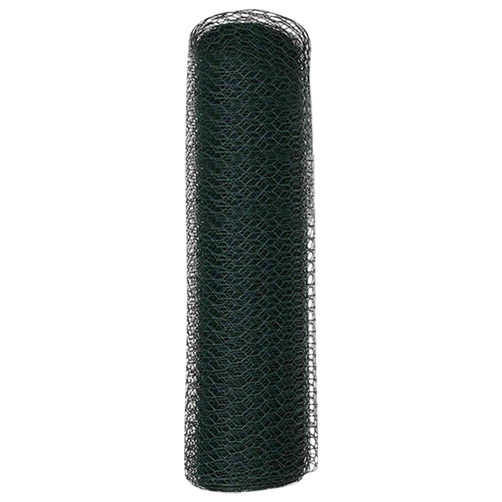 Heksagonalna ograda Zelena 0,6 x 10 m PVC