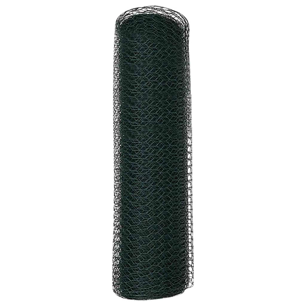 Heksagonalna ograda Zelena 0,6 x 50 m PVC
