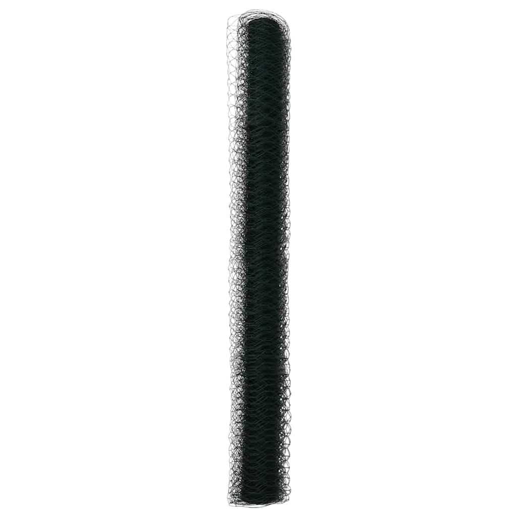 Heksagonalna ograda 1,6 x 50 m PVC Zelena