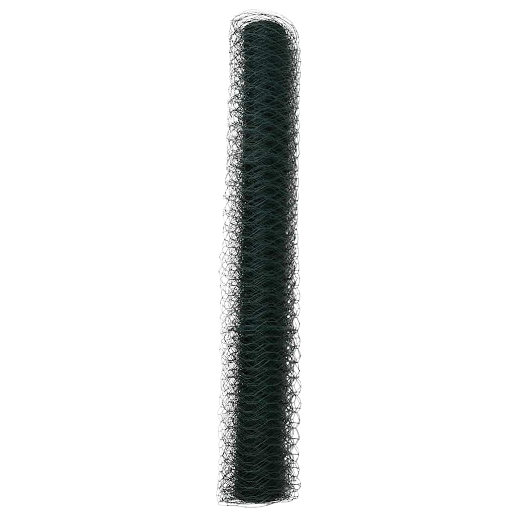 Heksagonalna ograda 1,2 x 100 m PVC Zelena