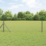 Heksagonalna ograda 1,5 x 10 m PVC Siva