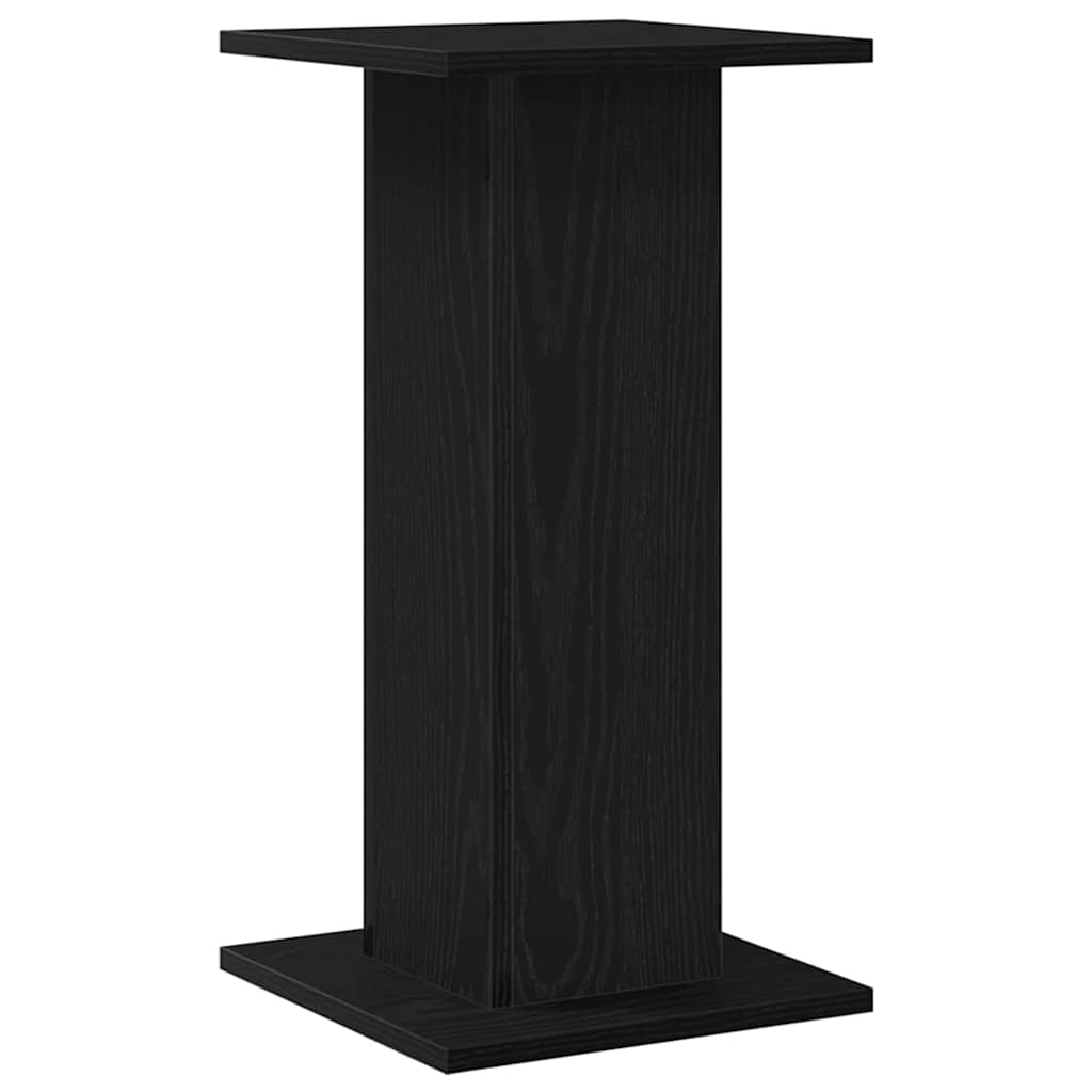 Stalak za biljke 2 pcs Crni hrast 30 x 30 x 60 cm