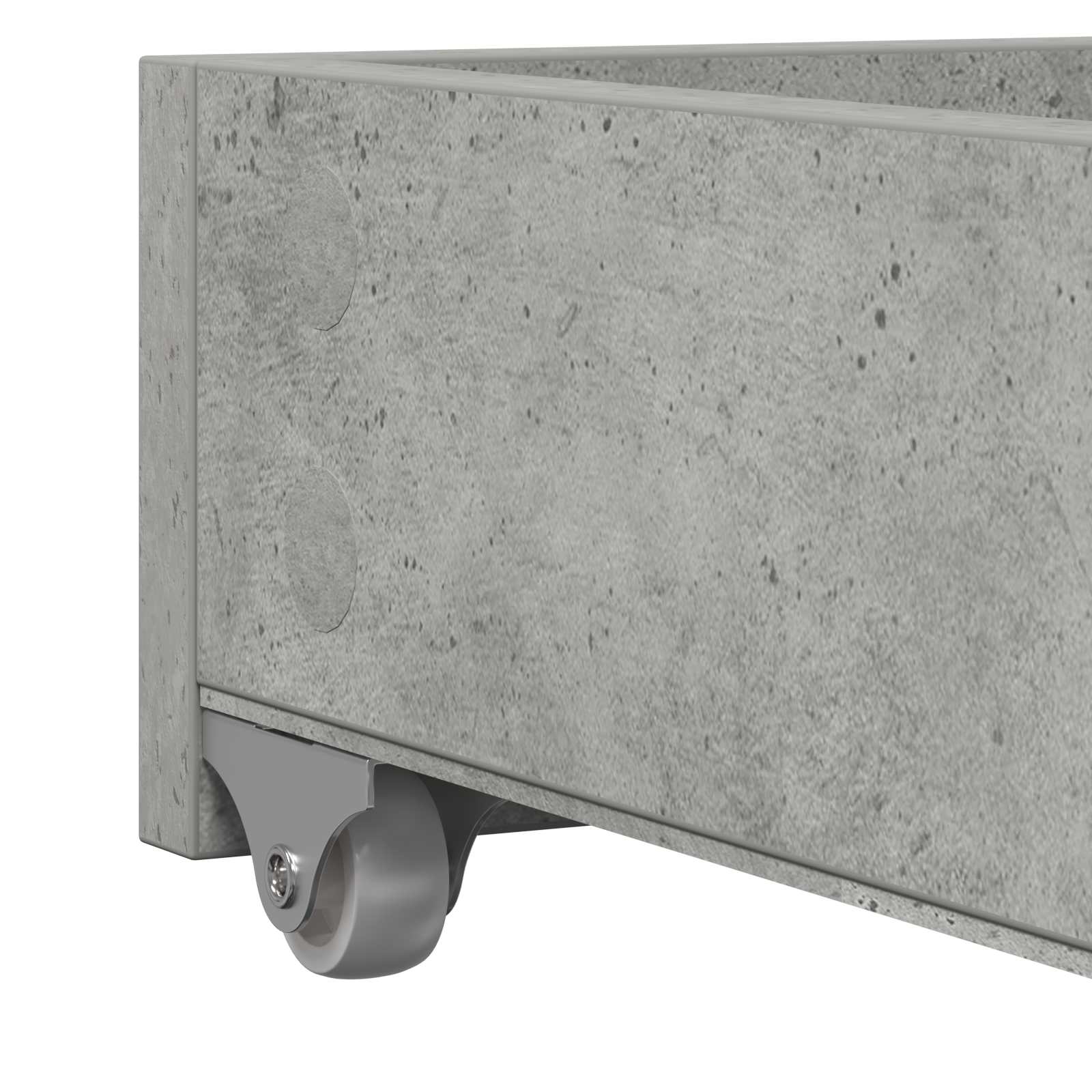 Dnevni krevet s ladicama Siva 90 x 200 cm Konstruirano drvo