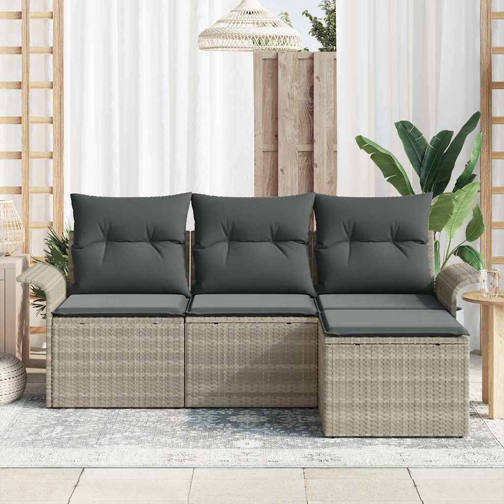 Set sofe s jastukom 4 pcs Siva poliratan