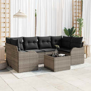 Sjedeća garnitura za vrt Siva 55 x 55 x 37 cm poliratan