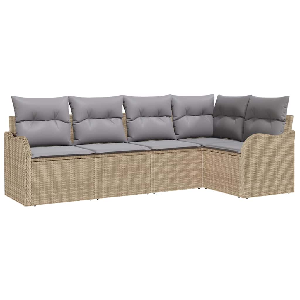 Sjedeća garnitura za vrt Bež poliratan