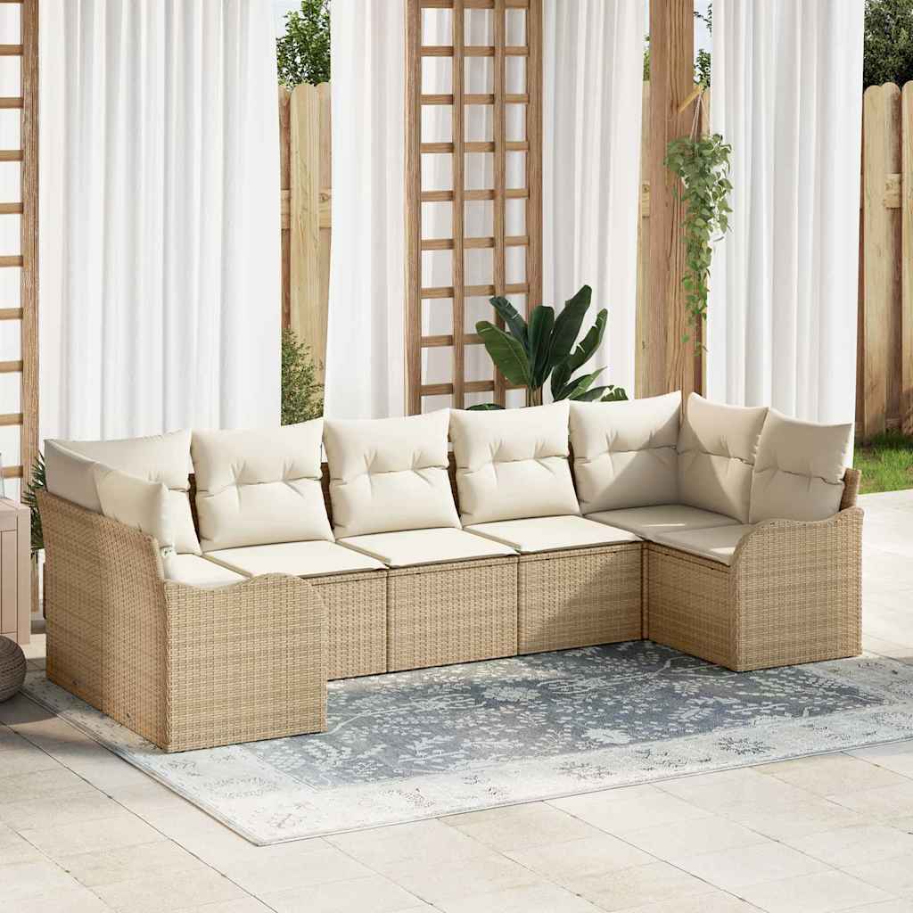 Sjedeća garnitura za vrt Bež poliratan