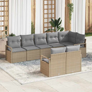 Set sofe 8 pcs Bež poliratan