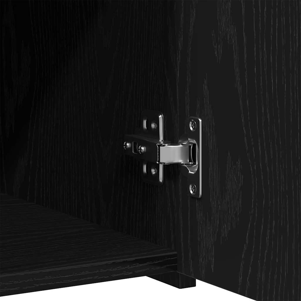Kreveta s ladicama Crni hrast 30 x 42,5 x 93 cm