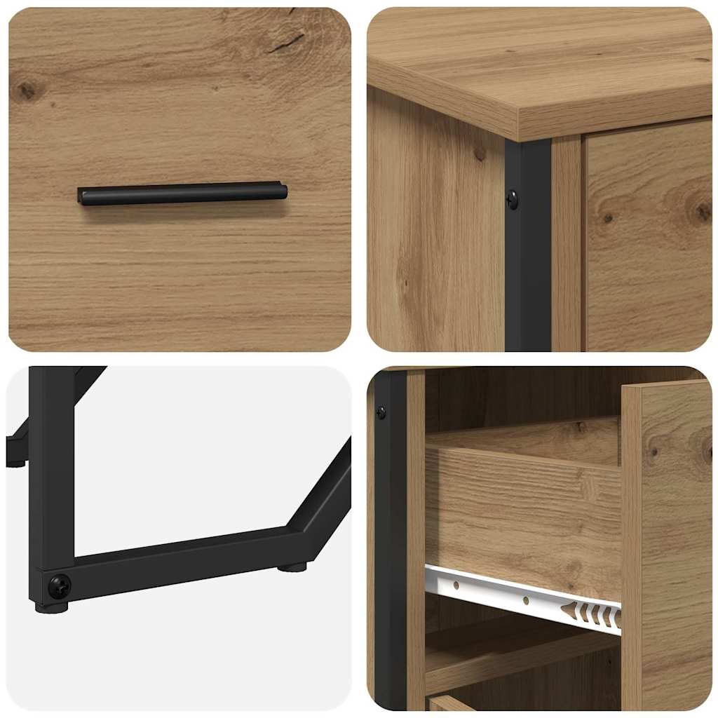 Kreveta s ladicama Umjetnički hrast 97 x 32,5 x 74,5 cm