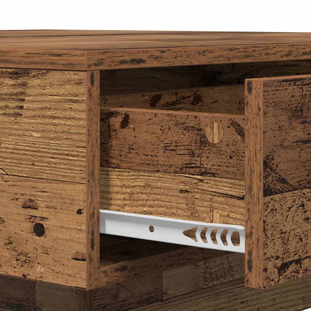 Kava Stol Staro drvo 90 x 90 x 28 cm Konstruirano drvo