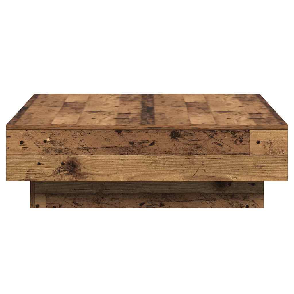 Kava Stol Staro drvo 90 x 90 x 28 cm Konstruirano drvo
