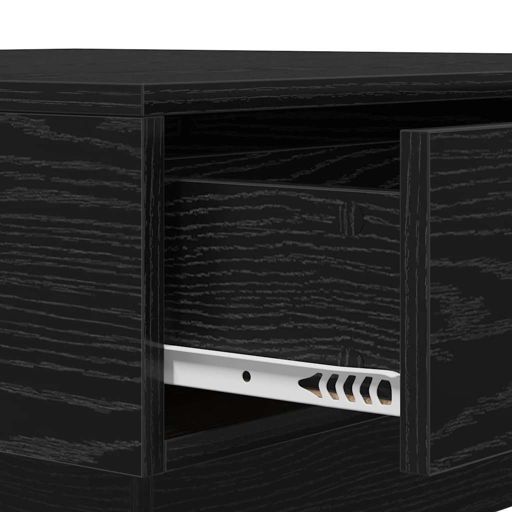 Kava Stol Crni hrast 90 x 90 x 28 cm Konstruirano drvo