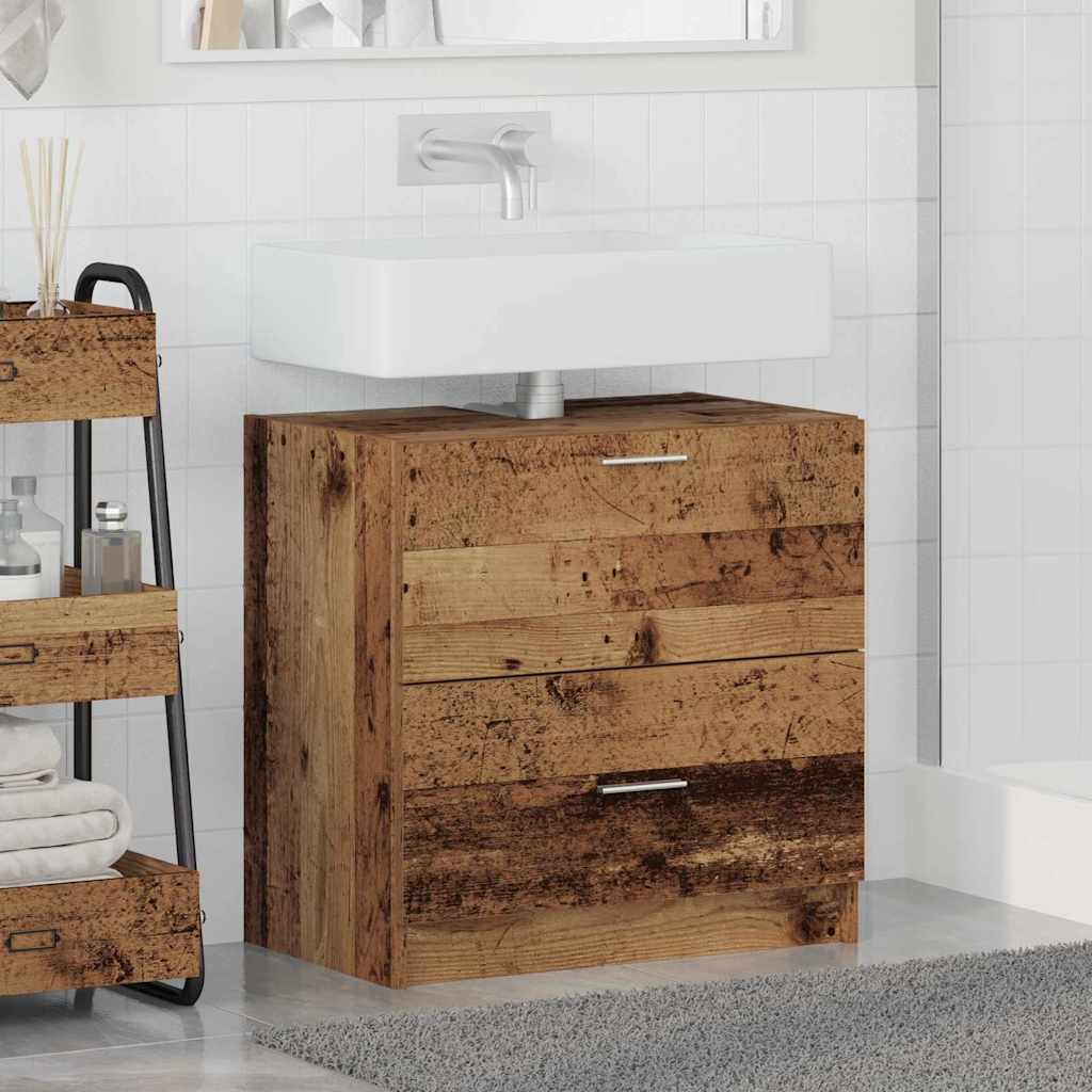 Kupaonski ormar Staro drvo 59 x 37 x 59 cm Konstruirano drvo