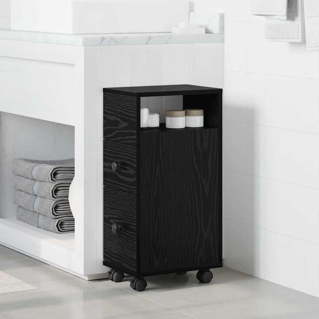 Set namještaja za kupaonicu Zidne Crni hrast 33 x 23 x 65 cm