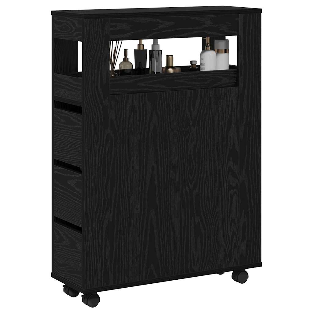 Set namještaja za kupaonicu Zidne Crni hrast 65 x 23 x 87 cm