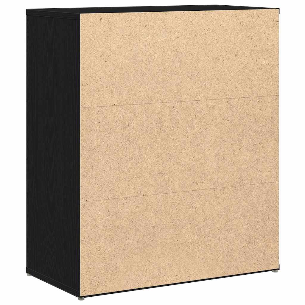 Komoda crni hrast 60x31x70 cm Inženirsko drvo