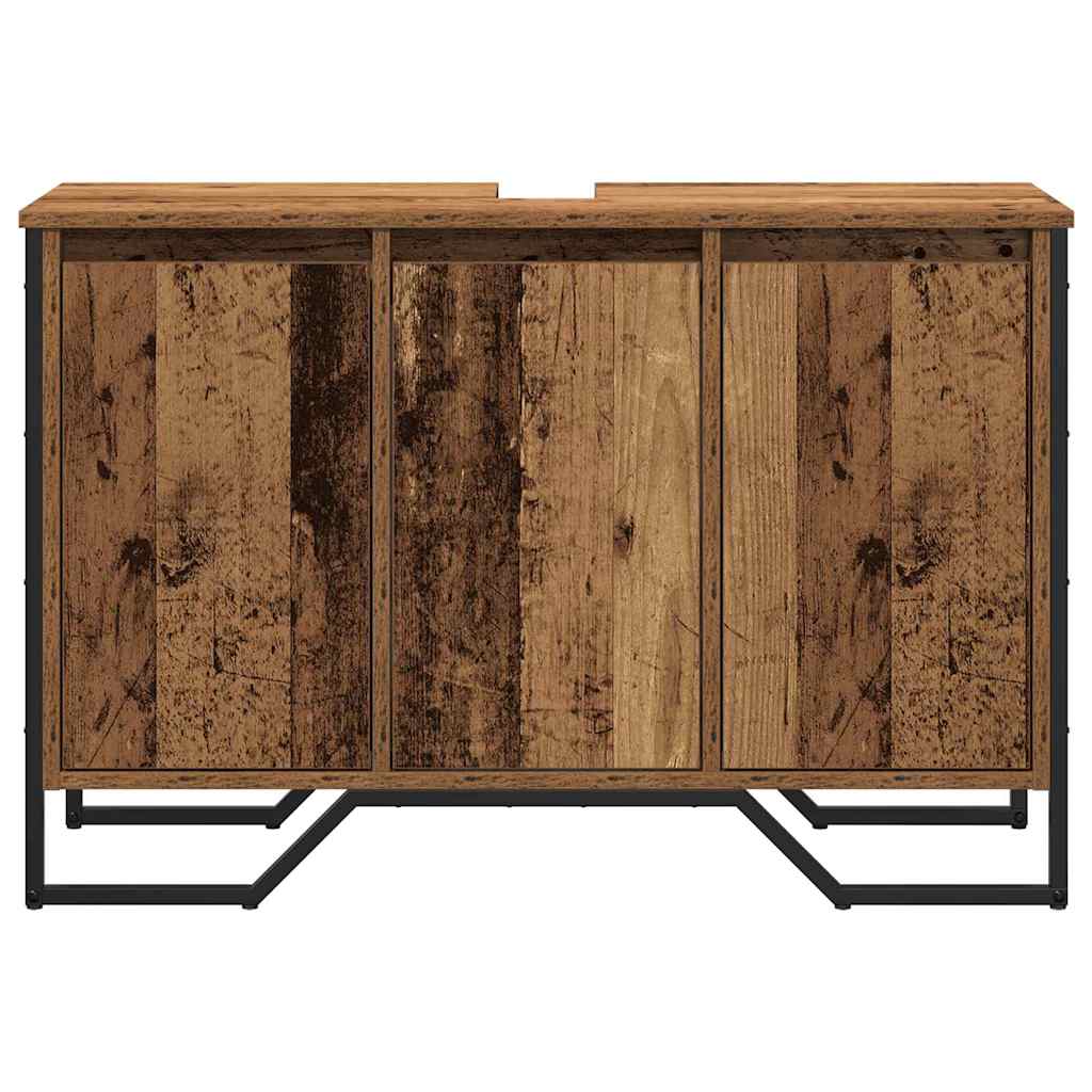 Kabinet za Sudoper Staro drvo 91 x 35 x 60 cm Konstruirano drvo