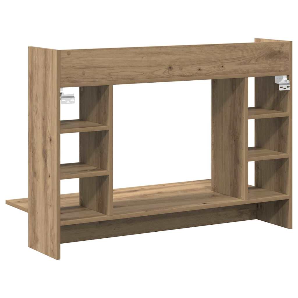 Stol za zid hrast artisan 105 x 48 x 75 cm Konstruirano drvo