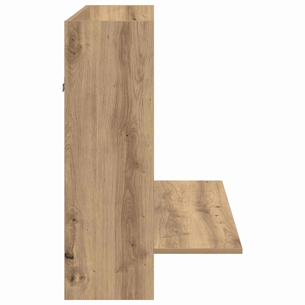Stol za zid hrast artisan 105 x 48 x 75 cm Konstruirano drvo