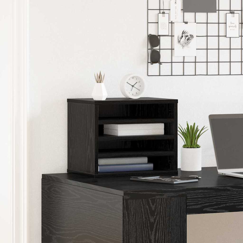 Organizator stola Crni hrast 36 x 26 x 29,5 cm
